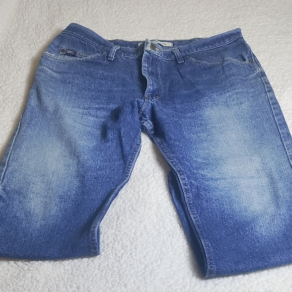 Lee Men's Deep‎ Blue Straight Jeans - Picture 3 of 10